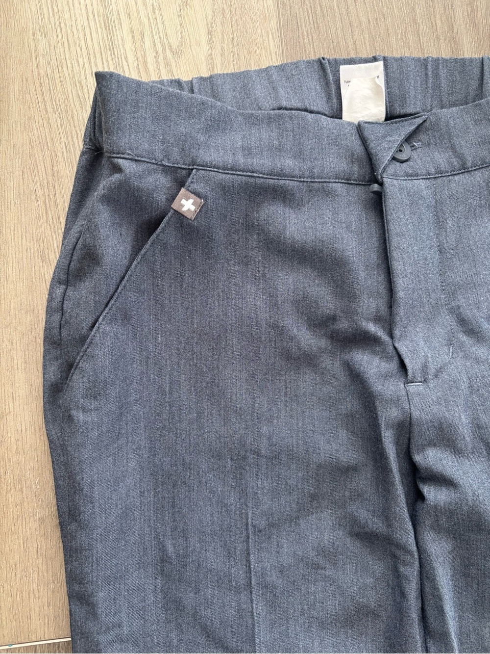 Figs Women's Technical Collection Corinto Scrub Pants in Heathered Denim, XS